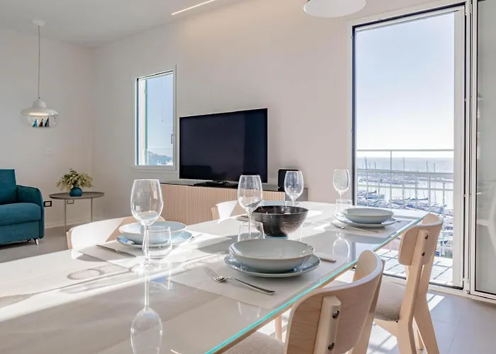 شقة Zaffiro Attico Sanremo- Stunning View Terrace